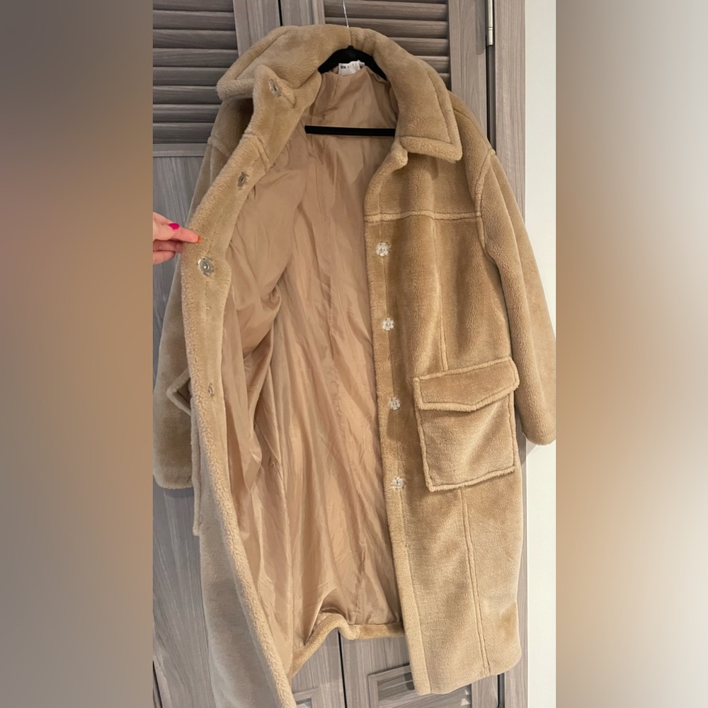 Asos faux fur coat (oversized)